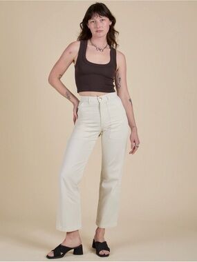 NWOT Big Bud Press Work Pants - Vintage Tee White